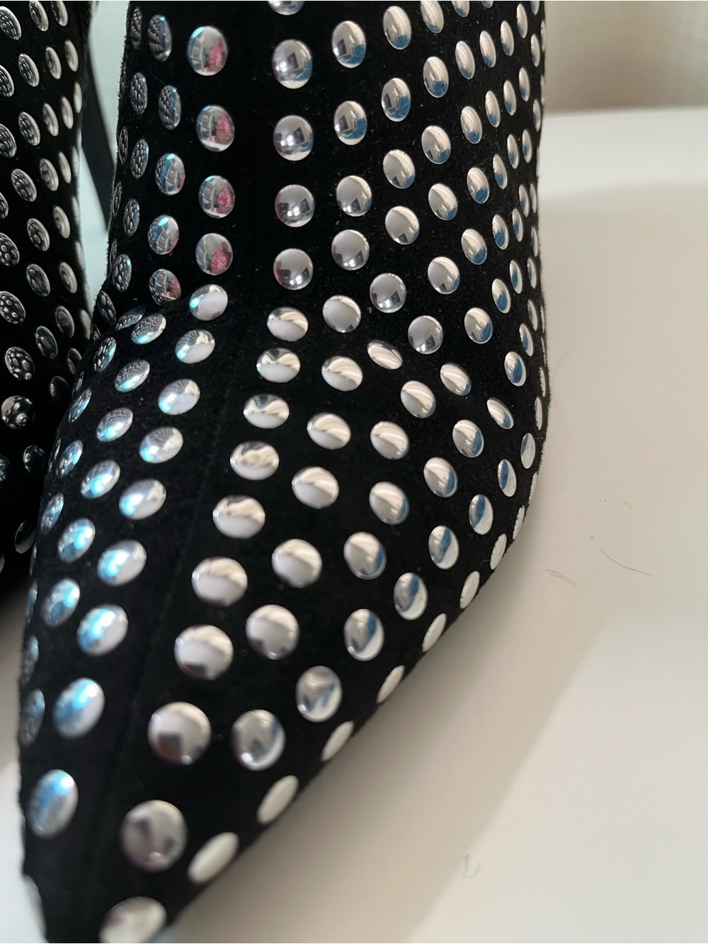 INC Studded Black Ankle Boots - Women - Picture 6 of 9